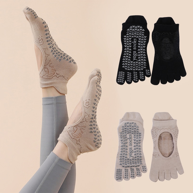Mulheres Yoga Toe Socks Alta Q - Yoga Fitness Training avaliação e preço